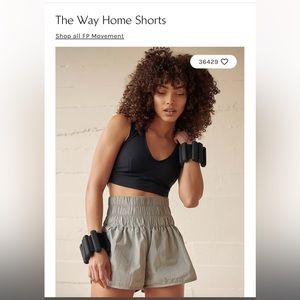 Free People Way Home Running Shorts